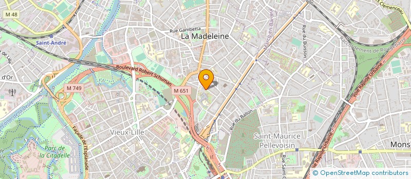 localisation de l'entreprise SOC CIVILE ULYSSE à LA MADELEINE