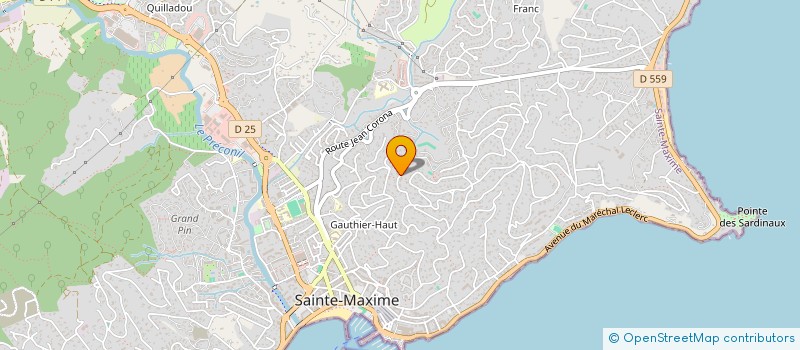 localisation de l'entreprise SOC CIVILE VALERIE  SAINTE-MAXIME