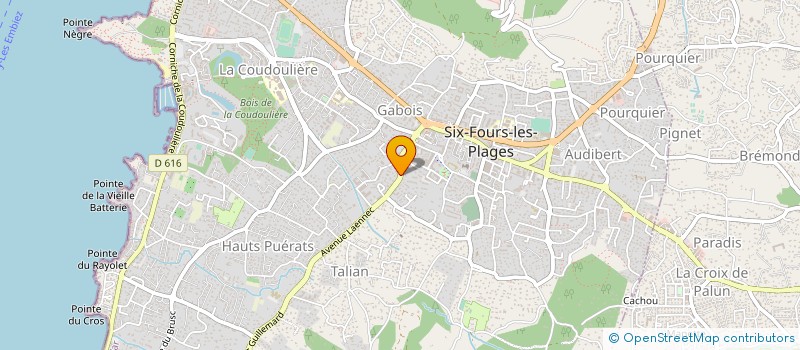 localisation de l'entreprise SOC CIVILE VOISIN à SIX-FOURS-LES-PLAGES