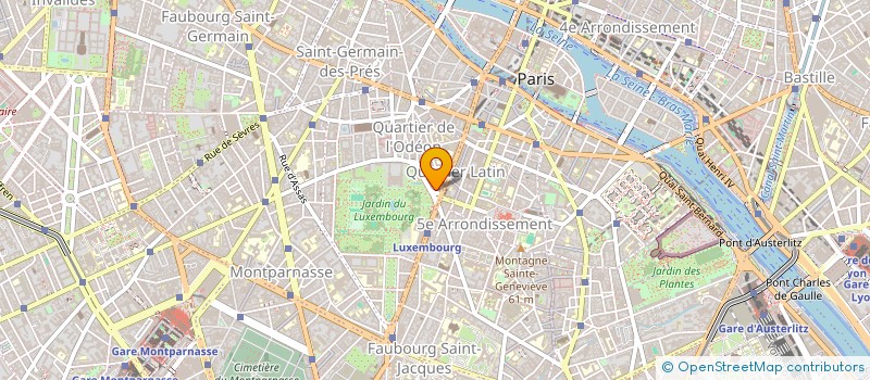 localisation de l'entreprise SOC CLAUDE HOLDING à PARIS