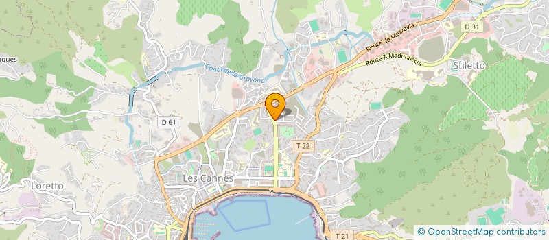 localisation de l'entreprise SOC CLIMAT ELEC GENERALE à AJACCIO