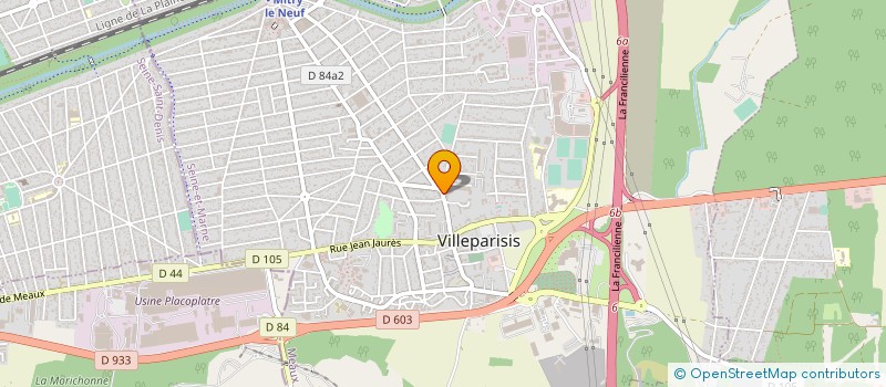 localisation de l'entreprise SOC CLINIQUE LES CHATAIGNIERS à VILLEPARISIS