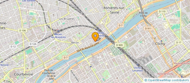 localisation de l'entreprise SOC CLOISADAPT MENUIS METALL à COURBEVOIE