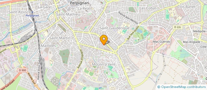 localisation de l'entreprise SOC CLUB HALIEUTTIQUE  PERPIGNAN