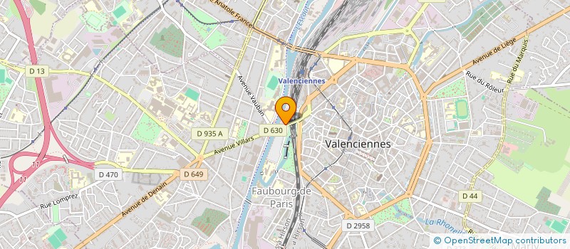 localisation de l'entreprise SOC CNP  VALENCIENNES