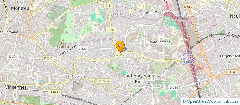 localisation de l'entreprise SOC COCIPHOT à FONTENAY-SOUS-BOIS