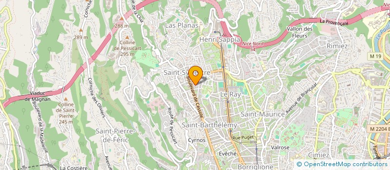 localisation de l'entreprise SOC COGESTAL à NICE