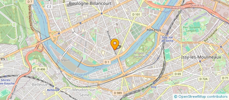 localisation de l'entreprise SOC COIFFURE 2OOO à BOULOGNE-BILLANCOURT