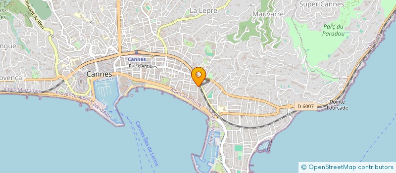 localisation de l'entreprise SOC COL TOUR à CANNES