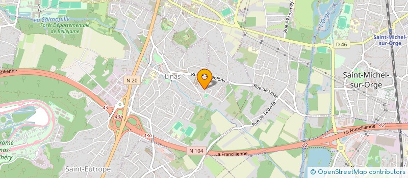 localisation de l'entreprise SOC COLBERT à LINAS