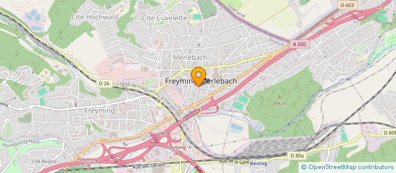 localisation de l'entreprise SOC COLOMBOPHILE L AVENIR  FREYMING-MERLEBACH