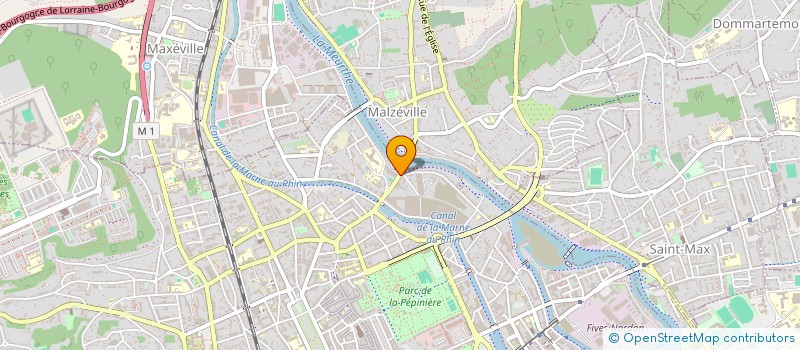 localisation de l'entreprise SOC COMM DE BOULONS ET D ACIERS LORRAINS à NANCY