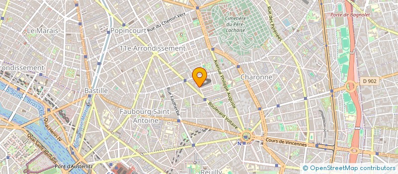 localisation de l'entreprise SOC COMM ET TECHNIQ DE MECANOGRAPHIE à PARIS
