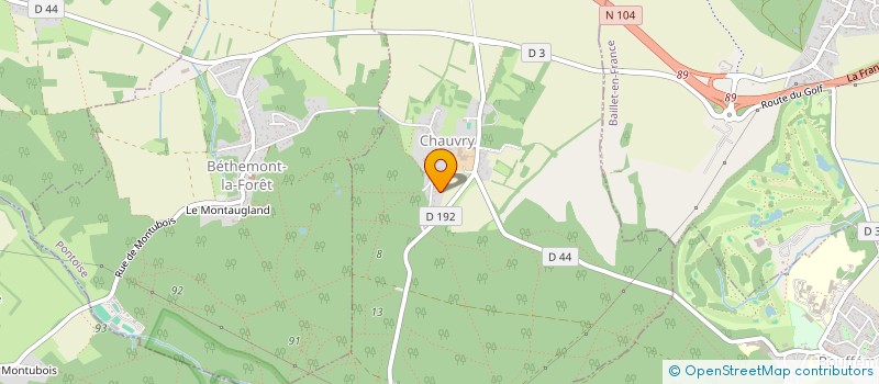 localisation de l'entreprise SOC COMME PAR ENCHANTEMENT  CHAUVRY