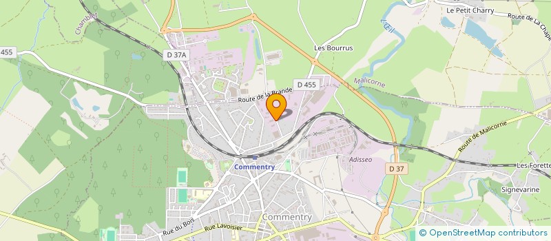 localisation de l'entreprise SOC COMMENTRYENNE D AUTOMOBILES à COMMENTRY