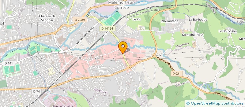 localisation de l'entreprise SOC COMMER DISTR PRODUIT ALIME NON ALIME à MALEMORT