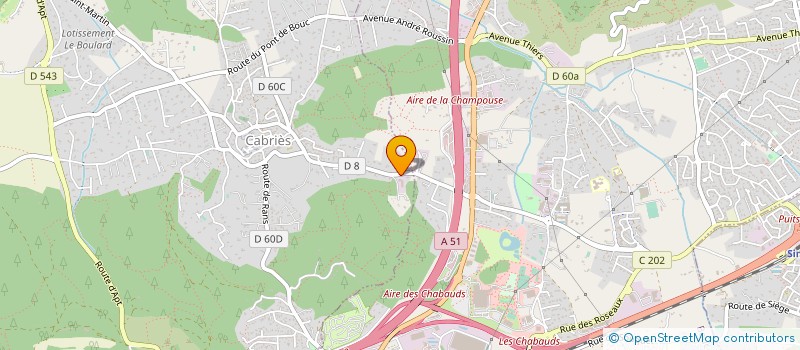 localisation de l'entreprise SOC COMMERC APPLIC MATER INDUST BATIMENT à CABRIES