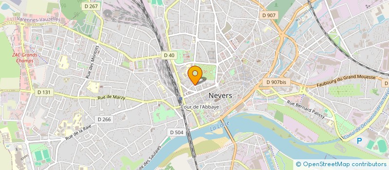 localisation de l'entreprise SOC COMMERC PRODUITS CHIMIQUES à NEVERS