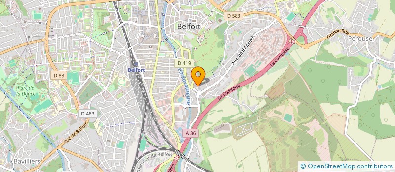 localisation de l'entreprise SOC COMMERCE VIANDES HALLAL SARL à BELFORT