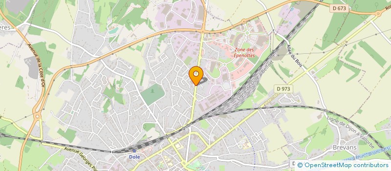 localisation de l'entreprise SOC COMMERCIALE AUTOMOBILE DOLOISE à DOLE