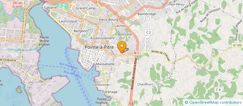 localisation de l'entreprise SOC COMMERCIALE DES CAR-RESTAURANTS  LES ABYMES