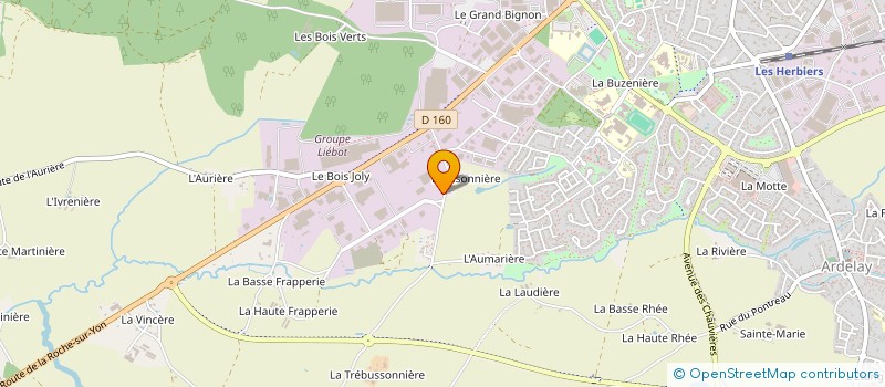 localisation de l'entreprise SOC COMMERCIALE ET D'ENGINEERING à LES HERBIERS