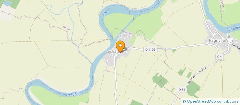 localisation de l'entreprise SOC COMMERCIALE LUCIEN MENEY SARL  LECHATELET