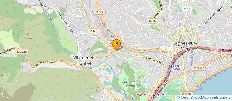 localisation de l'entreprise SOC COMMERCIALE MALVANAISE à CAGNES-SUR-MER
