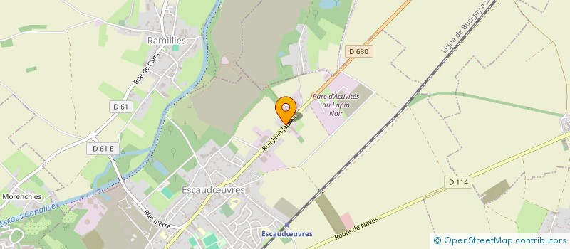 localisation de l'entreprise SOC COMMERCIALE TRANSPORTS CAMBRESIENS  ESCAUDUVRES