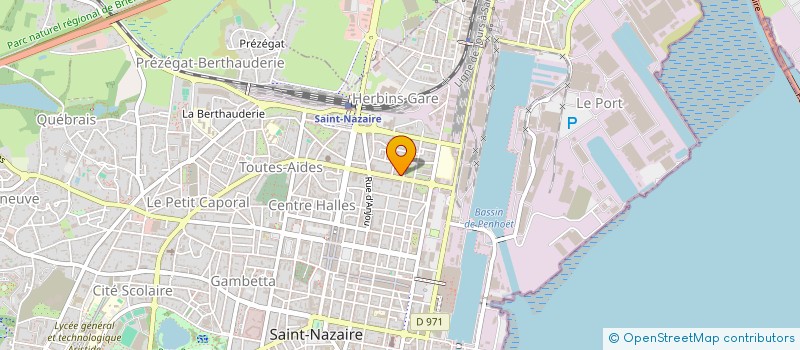 localisation de l'entreprise SOC COMMERCIALISATION BIENS IMMOBILIERS  SAINT-NAZAIRE