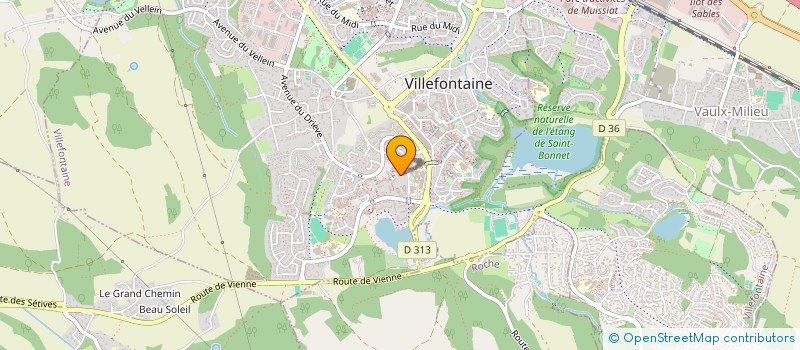 localisation de l'entreprise SOC COMMERCIALISATION MBC  VILLEFONTAINE