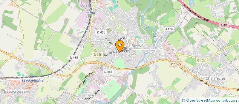 localisation de l'entreprise SOC COMMUNALE DE CHASSE AGREE à RIVES