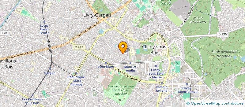 localisation de l'entreprise SOC COMPAG COUVREURS PLOM REUN à LIVRY-GARGAN