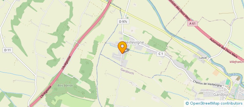 localisation de l'entreprise SOC COMPAGNIE LE PIED DE NEZ  VIEILLEVIGNE