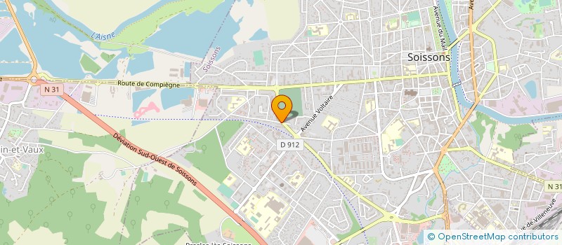 localisation de l'entreprise SOC COMPIEGNOISE DE DEPANNAGE à SOISSONS