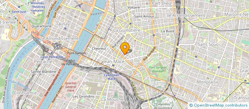 localisation de l'entreprise SOC COMPTABILITE DE FRANCE à LYON