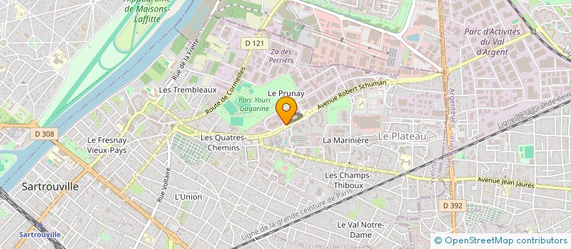 localisation de l'entreprise SOC CONCEPTION AMENGEMENT ESPA à SARTROUVILLE