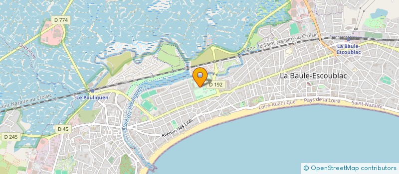 localisation de l'entreprise SOC CONCOURS HIPPIQUES LA BAULE à LA BAULE-ESCOUBLAC