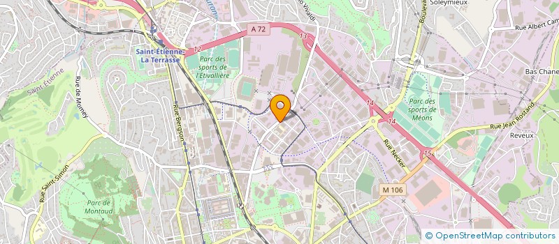 localisation de l'entreprise SOC CONDAMIN NETTOYAGE  ANDREZIEUX-BOUTHEON