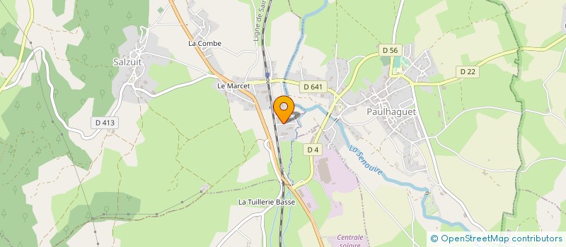 localisation de l'entreprise SOC CONDITIONNEMENT CONDUCTEUR AUVERGNE à SALZUIT