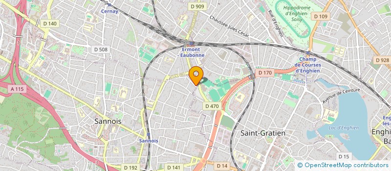 localisation de l'entreprise SOC CONDITIONNEMENT PRODUITS PARFUMERIE à SANNOIS
