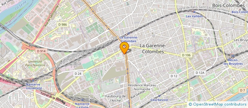 localisation de l'entreprise SOC CONFRATERNELLE EDITIONS MEDICALES à LA GARENNE-COLOMBES