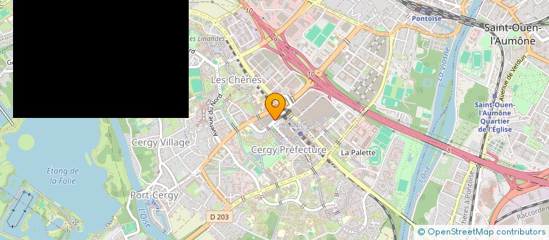 localisation de l'entreprise SOC CONS GEST HOTELLERIE CLINIQUE PRIVE à CERGY