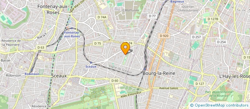 localisation de l'entreprise SOC CONSEIL D EXPERTISE FINANCIERE à SCEAUX