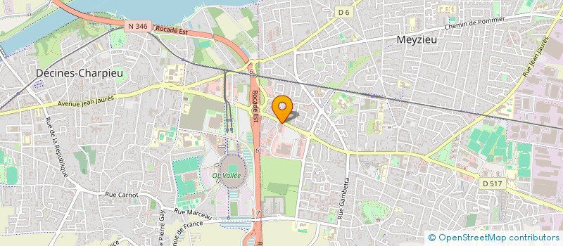 localisation de l'entreprise SOC CONSEIL EXPLOITAT MANAGEMENT HOTELIE  MEYZIEU