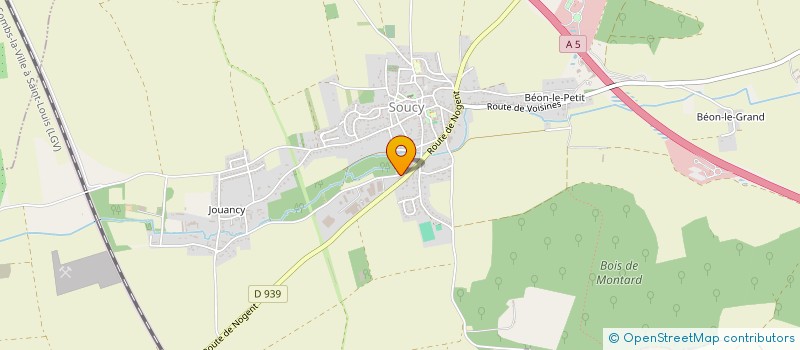 localisation de l'entreprise SOC CONSTR D OUTILL ET MATER IMPRESSION à SOUCY