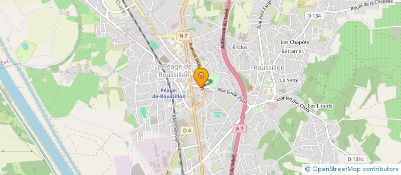 localisation de l'entreprise SOC CONSTR METALL RHONE ALPES  LE PEAGE-DE-ROUSSILLON