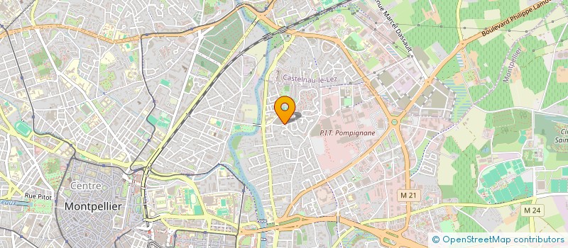 localisation de l'entreprise SOC CONSTRUC TRADITIONNELLE RENOVATION  MONTPELLIER