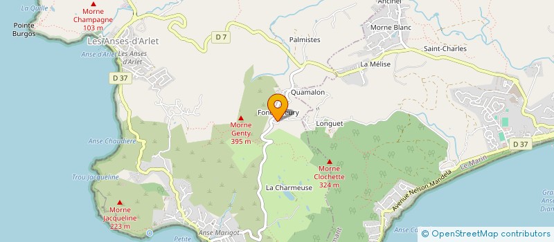 localisation de l'entreprise SOC CONSTRUCT EN BATIM ENT GENERAL  ANSES D'ARLET