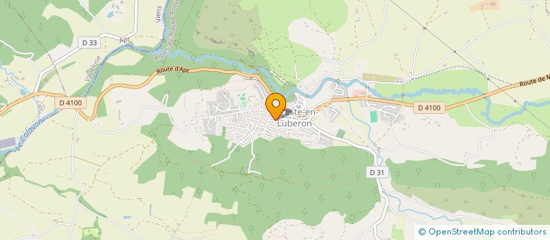 localisation de l'entreprise SOC CONSTRUCT GENER TRAVAUX PUBLICS à CERESTE-EN-LUBERON